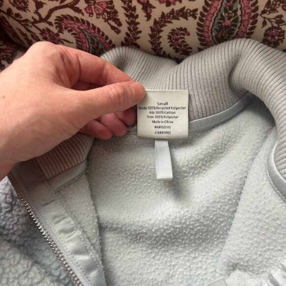 Varley Roselle Half Zip Fleece, Pearlblue (Size Small) - Picture 7 of 8